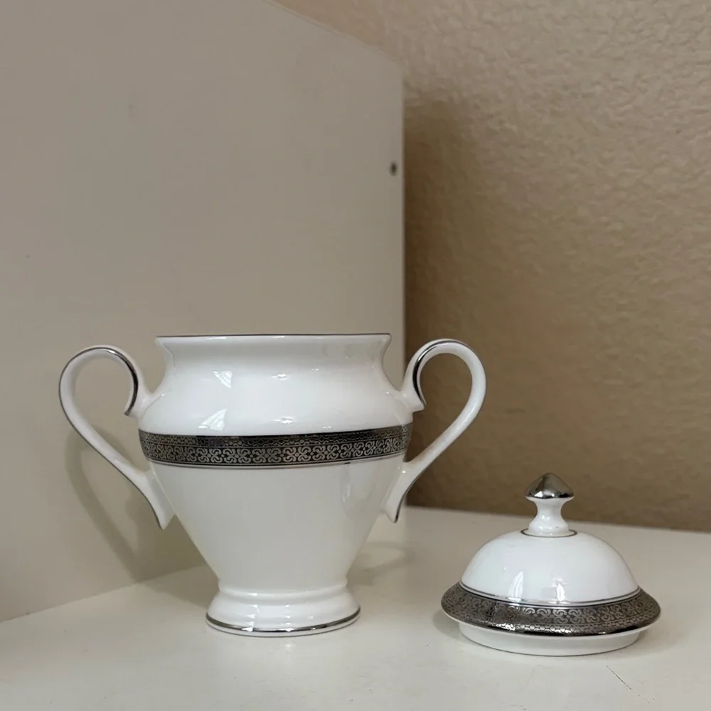 Vintage | Rare | Waterford NewGrange Platinum Sugar Bowl | Rare